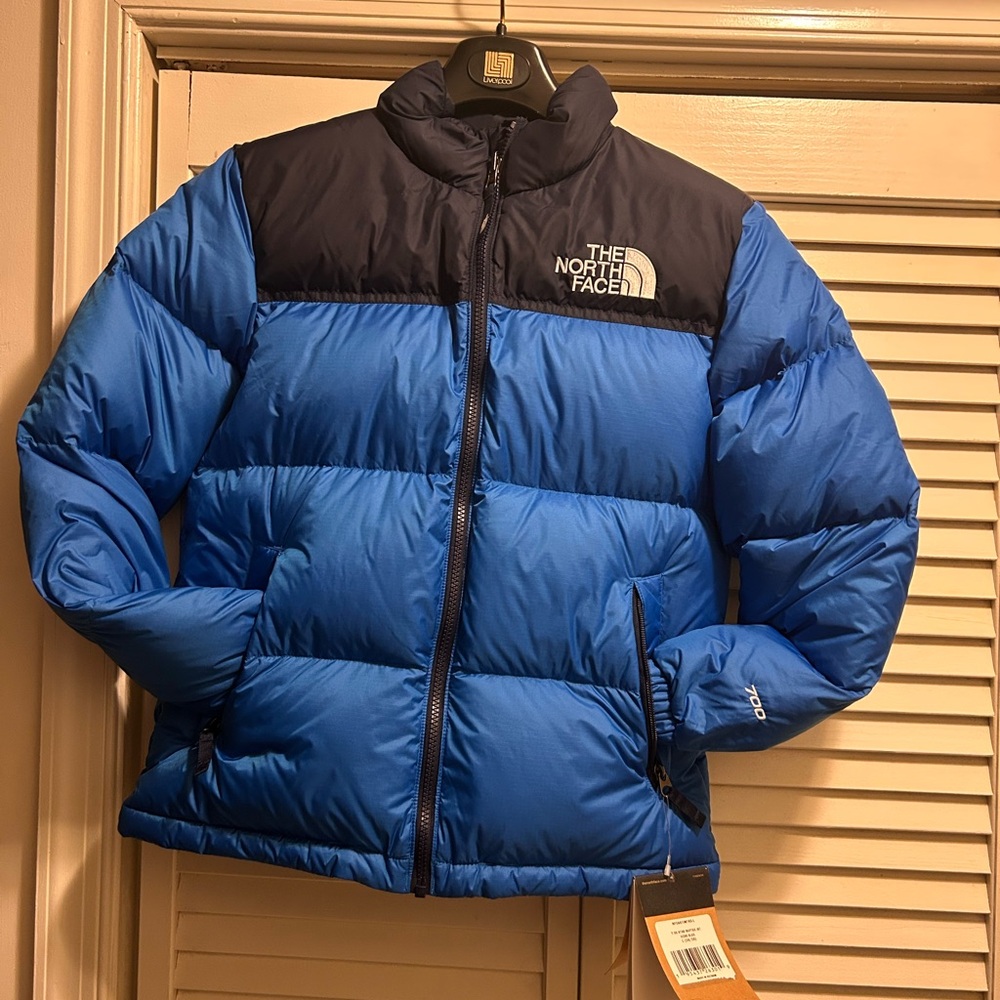 The North Face Navy and Sky Blue Jacket